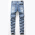 Men's Jeans Straight Pants Casual Skinny Long Mid Waisted Jeans
